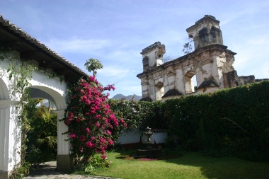 A Peaceful Courtyard in Antigua, Guatemala